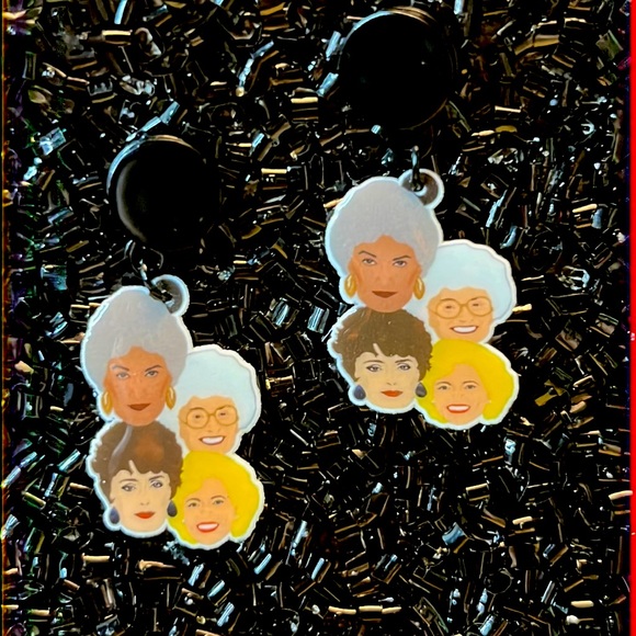 Golden Girls Drop Earrings - Picture 1 of 17